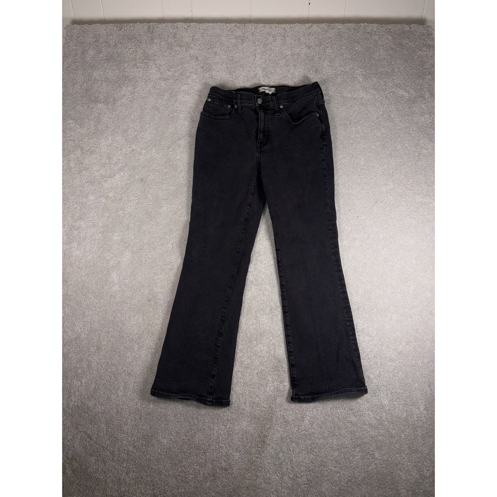 Madewell‎ Jeans Womens 28 Mid Rise Kick Out Flare Stretch Denim Pants Casual